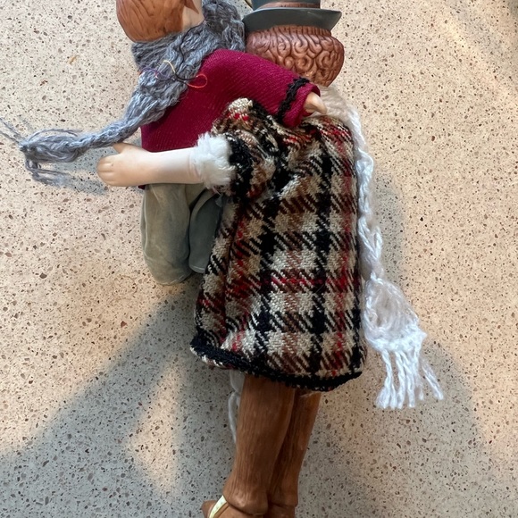 Vintage 1984 Kurt Adler 🎄Bob Cratchit and Tiny Tim Porcelain Christmas Carol ♥️ - Picture 6 of 12